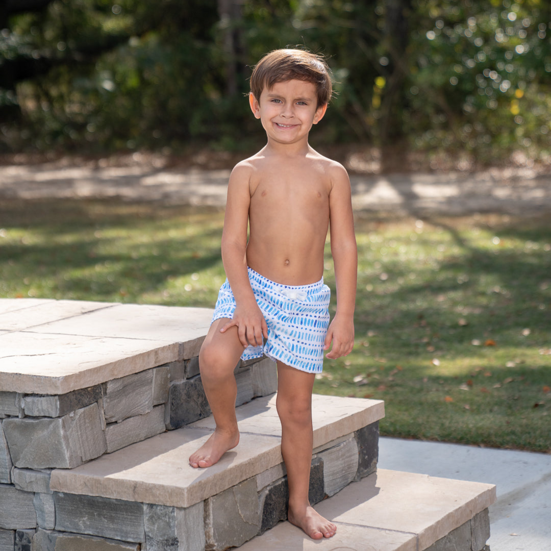 Boy's Watercolor Trunks UPF50, child 1