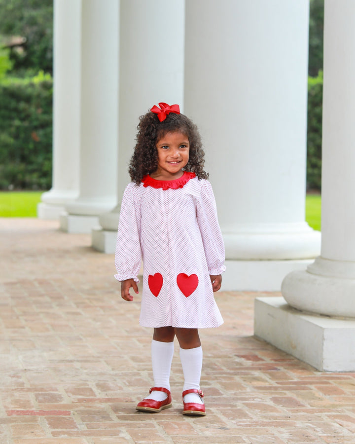 Be Mine Red Dot Heart Dress