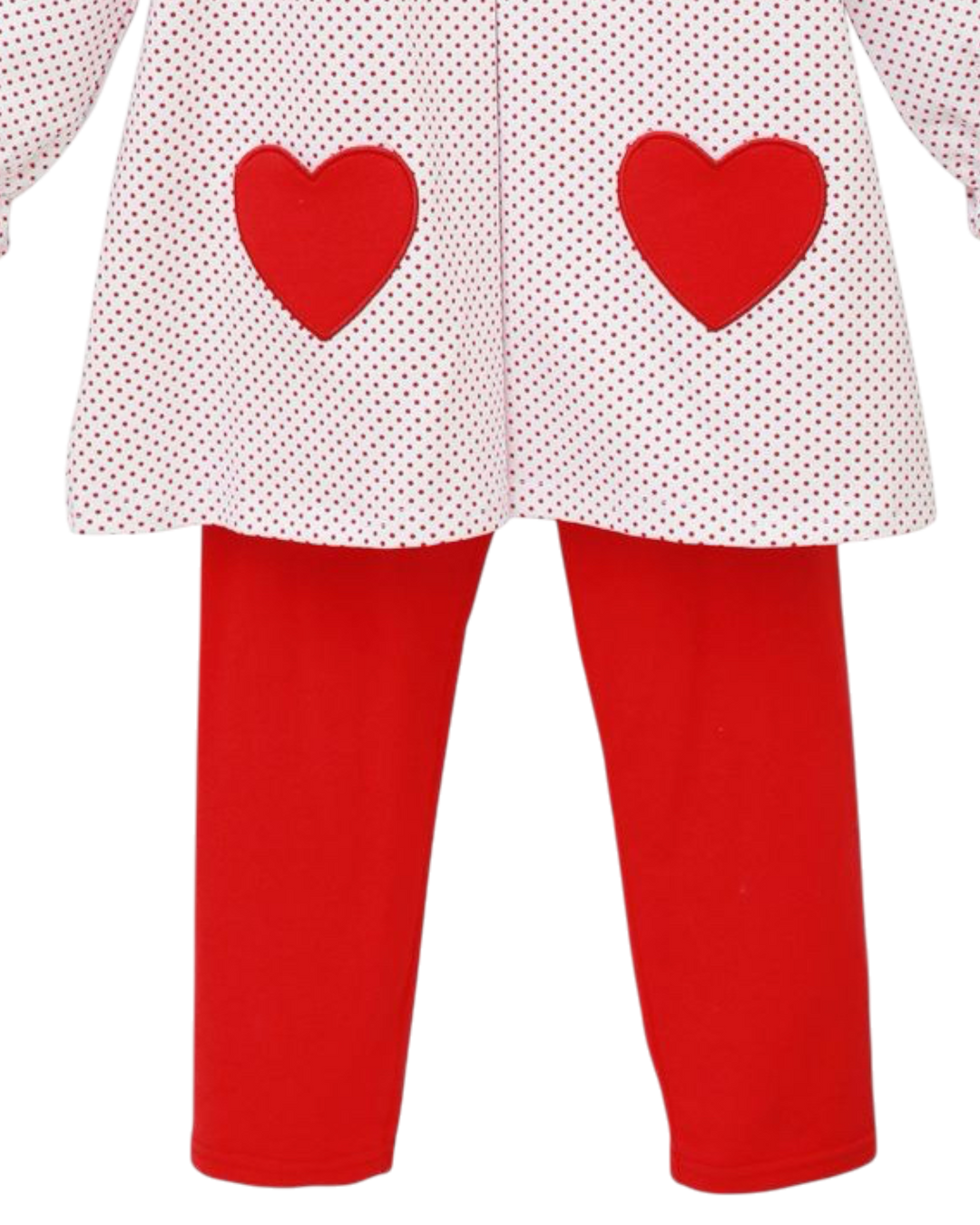 Be Mine Red Dot Girls Pants Set, That Store, bottom