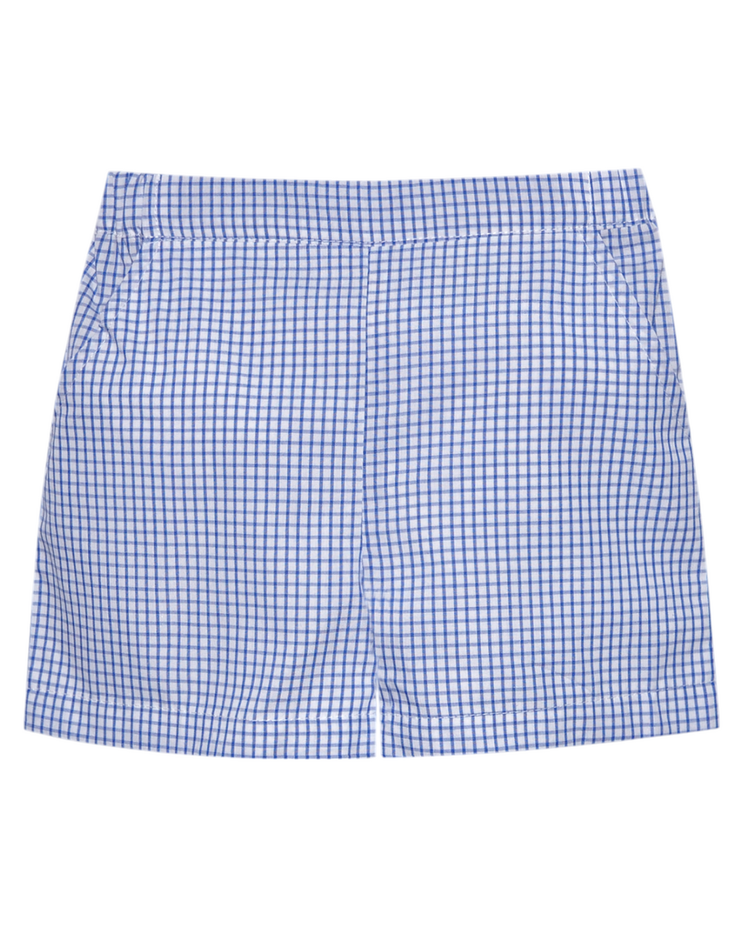 Bennett Windowpane Boys Short: Royal Blue, That Store, front