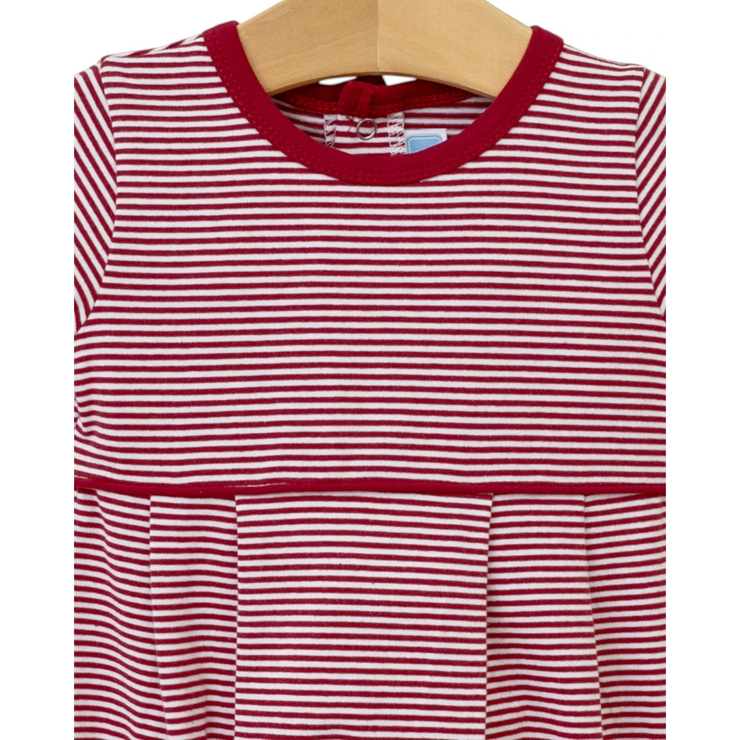 Bentley Game Day Boys Bubble- Crimson Stripe, That Store, close