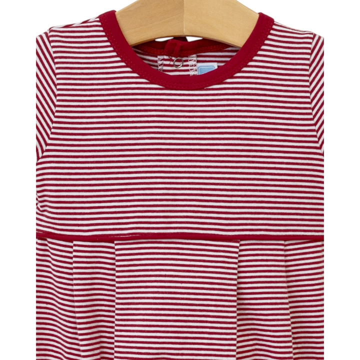 Bentley Game Day Boys Bubble- Crimson Stripe, That Store, close