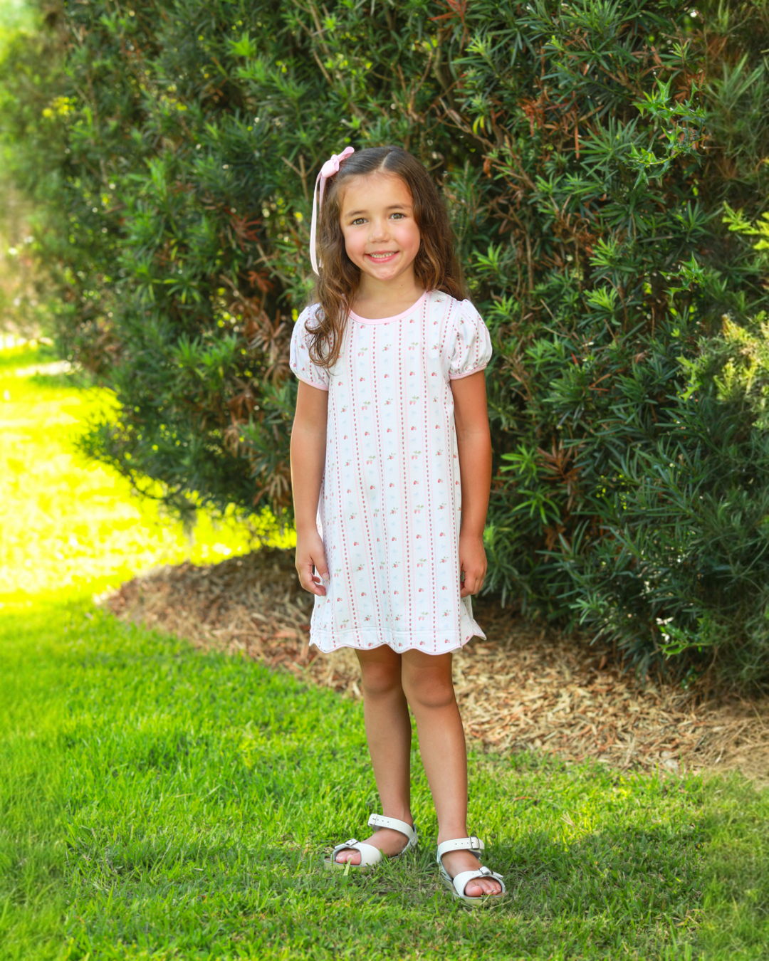 Berry Sweet Pink Scalloped Knit Dress Berry Sweet Pink Scalloped Knit Dress