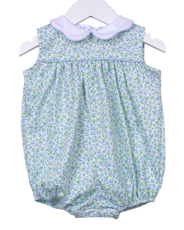 Blue Floral Caroline Girls Bubble, That Store, front