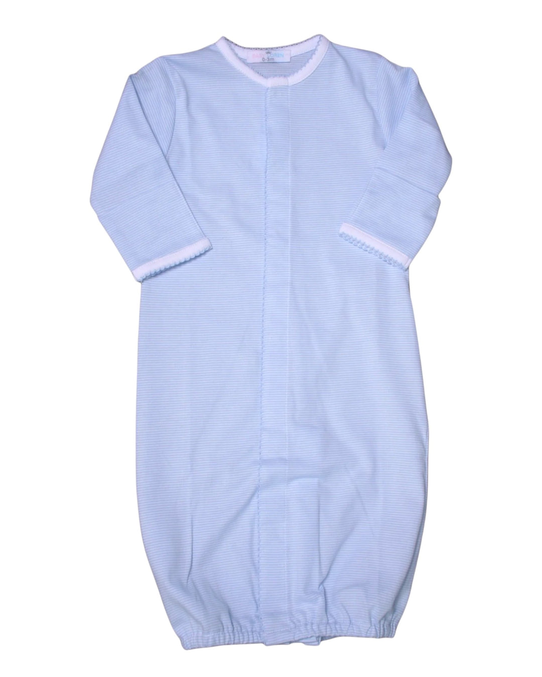 Blue Stripes Pima Converter Boy Gown