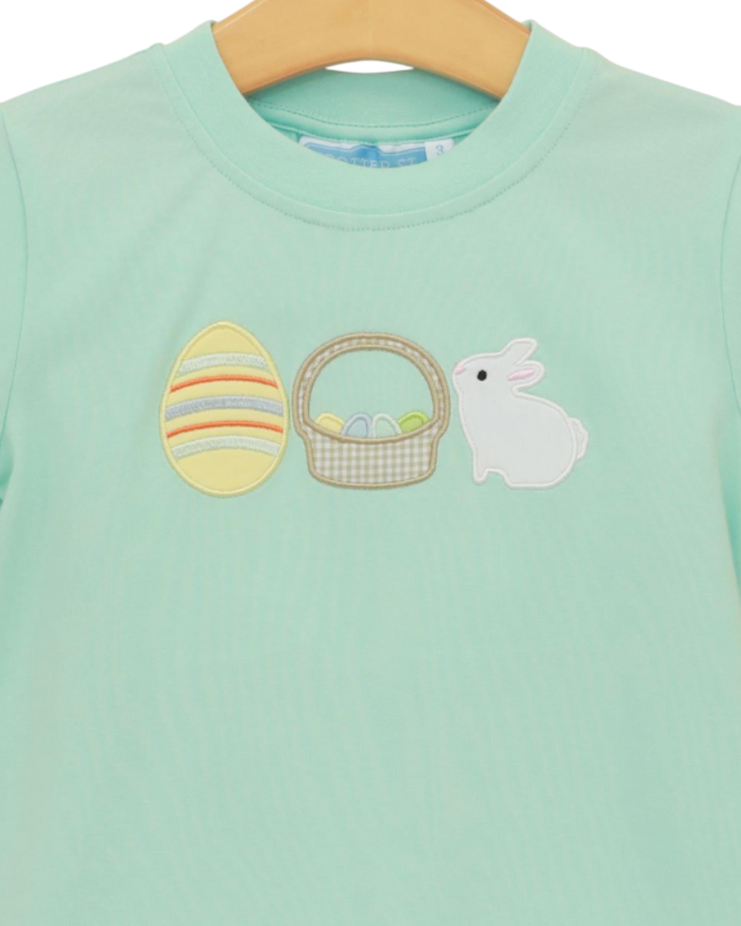 Bunnies & Baskets Boys Mint Short Set *PRE-ORDER