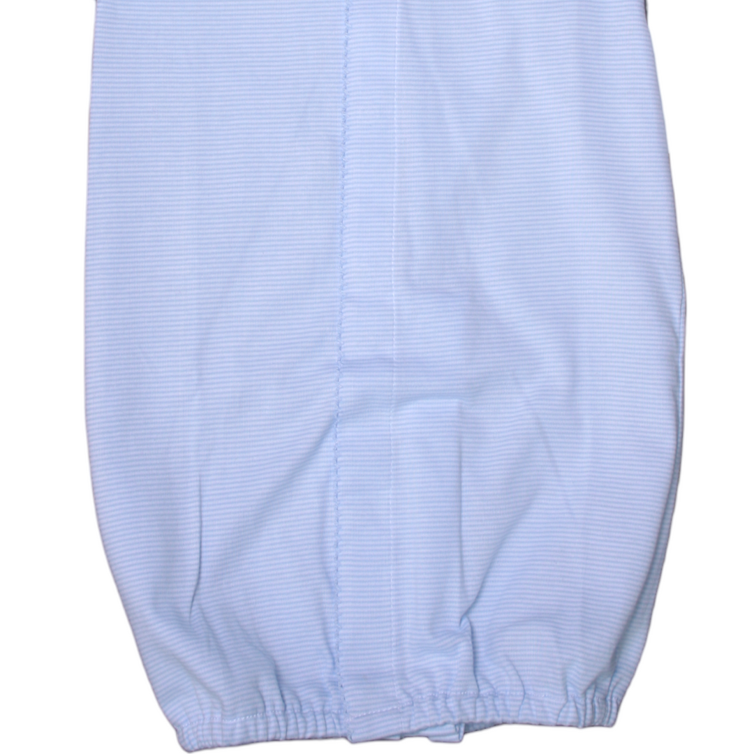 Blue Stripes Pima Converter Boy Gown  shopthatstore.com, bottom