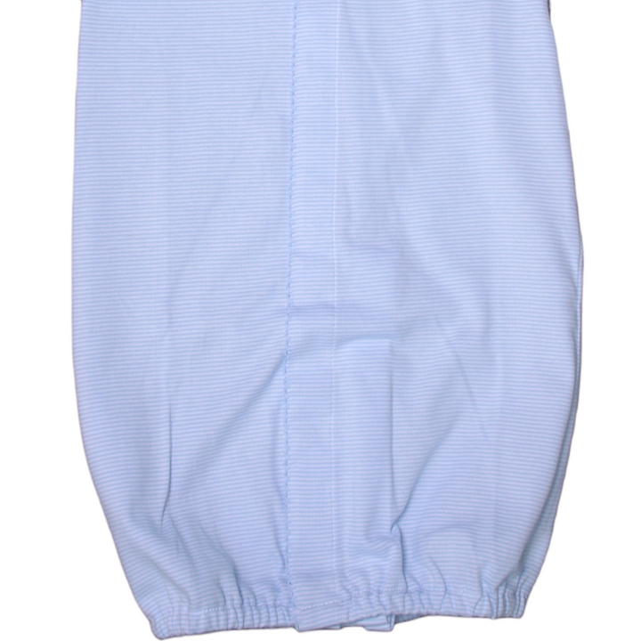 Blue Stripes Pima Converter Boy Gown  shopthatstore.com, bottom