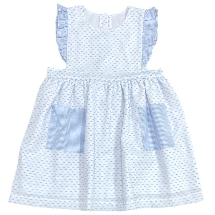 Margaret Blue Swiss Dot Dress, dress