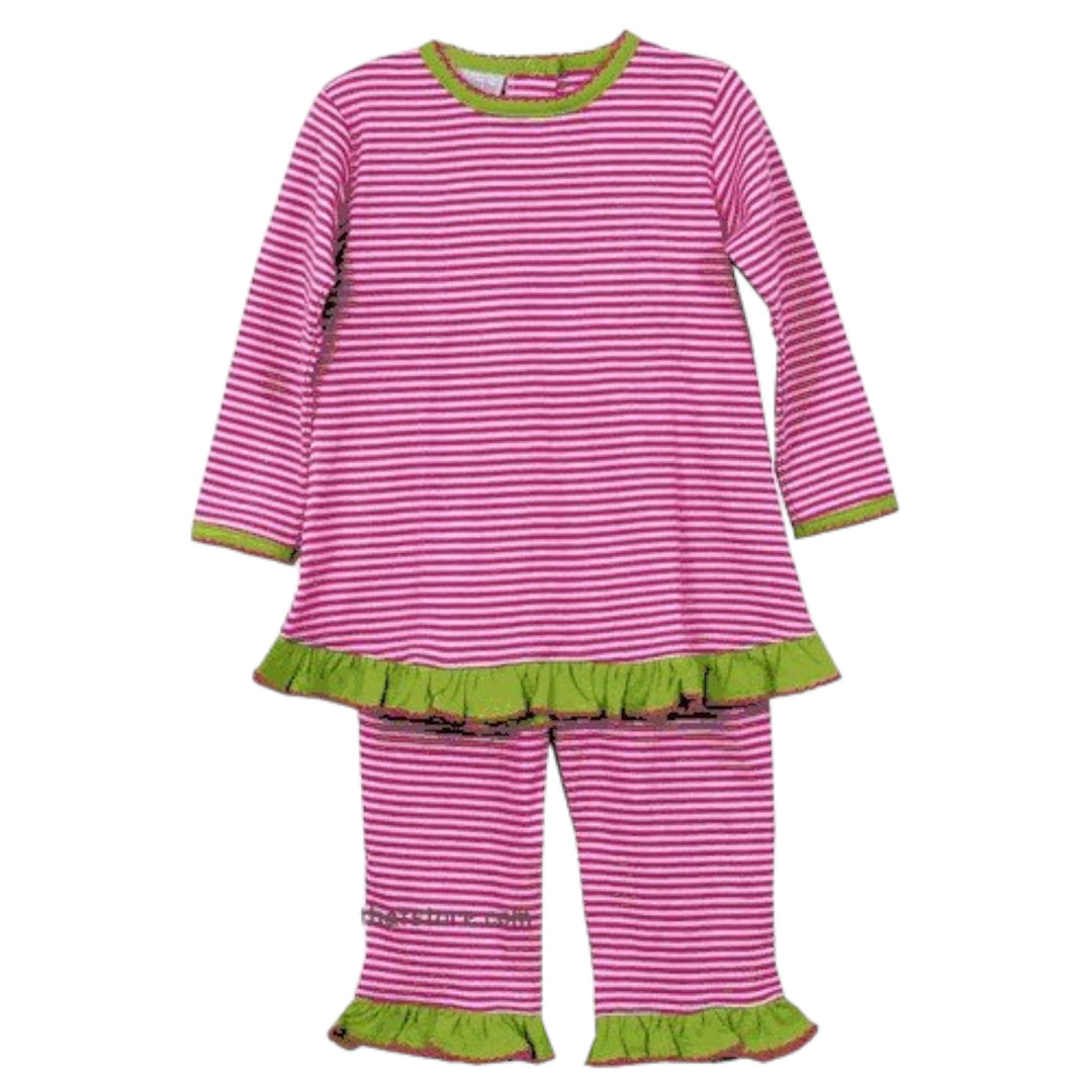 Squiggles Pink & Lime Pant Set - ShopThatStore.com