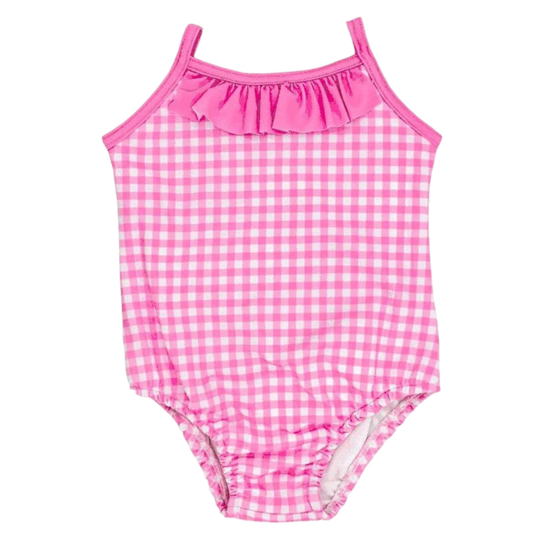 Bailey Boys Pink Gingham 1 Piece - ShopThatStore.com