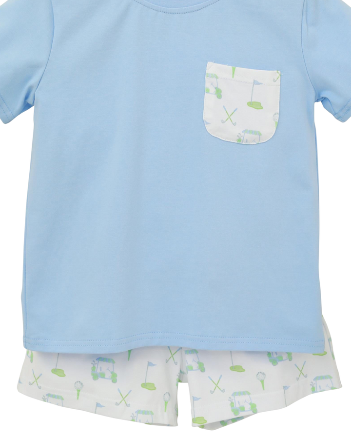 Caddy Club Blue Boys Short Set *PRE-ORDER