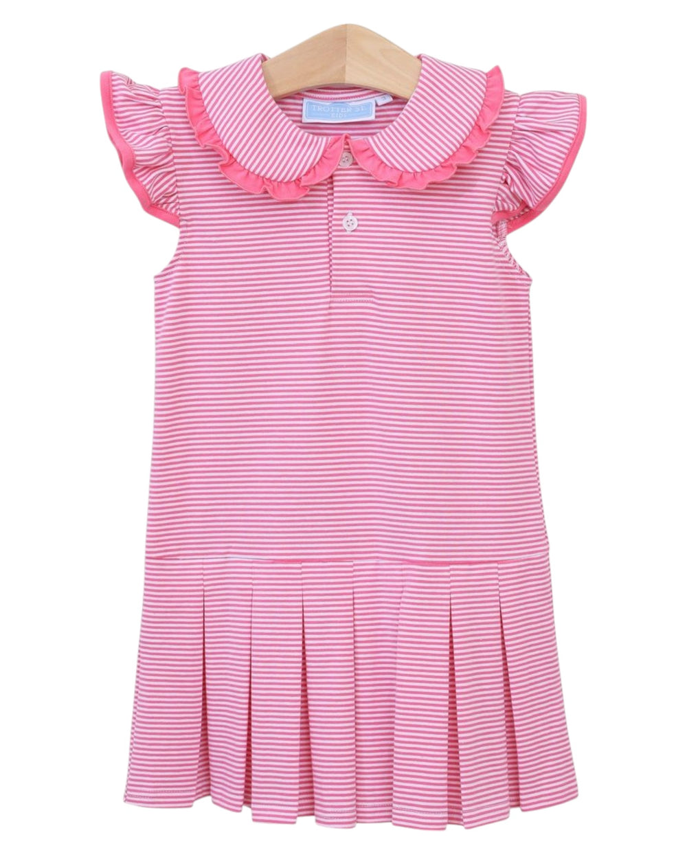 Camilla Dress- Pink Stripe, That Store, front