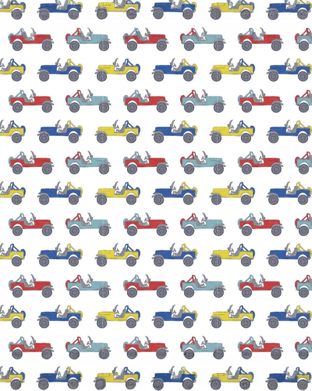 Charles Boys' Short Set - Cruisin Jeeps, That Store, fabric