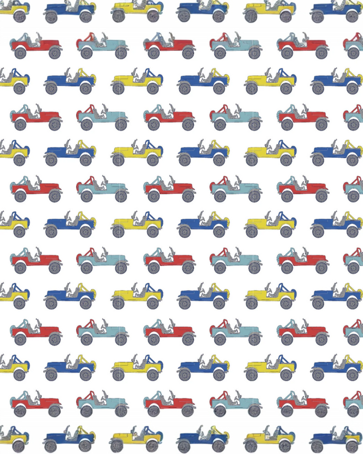 Charles Boys' Short Set - Cruisin Jeeps, That Store, fabric