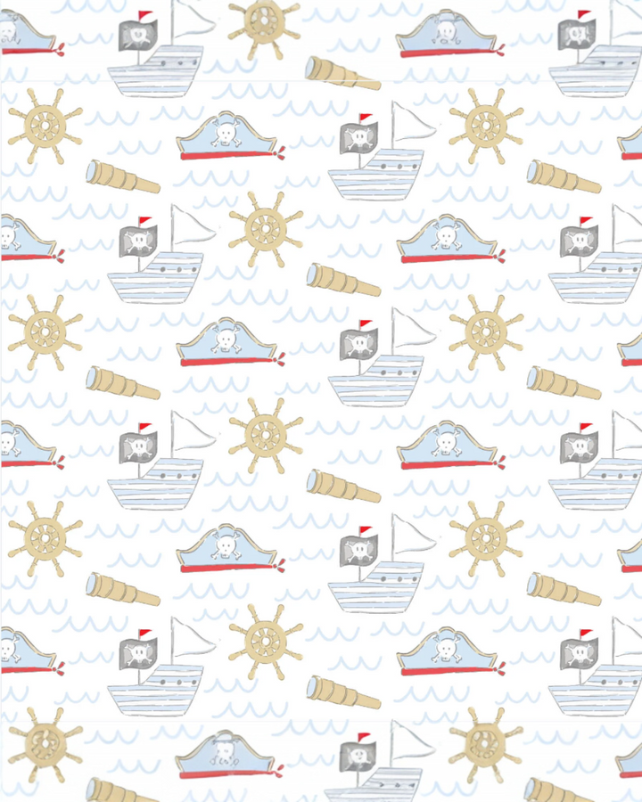 Charles Boys' Short Set - Pirates, That Store, fabric