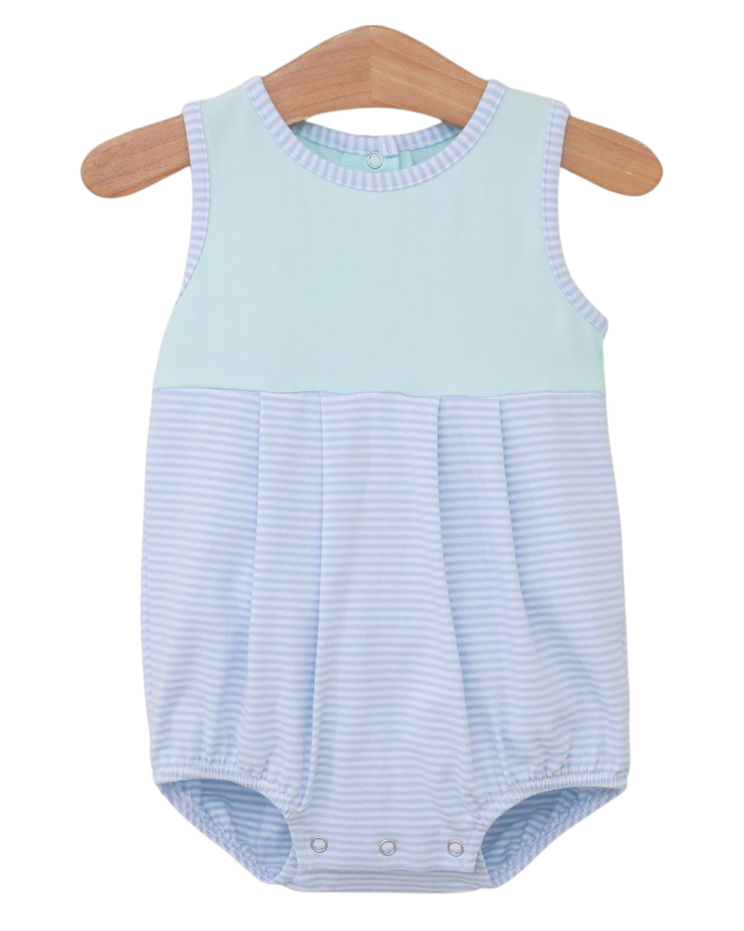 Charlie Boys Bubble- Light Blue Stripe/Light Mint, That Store, front