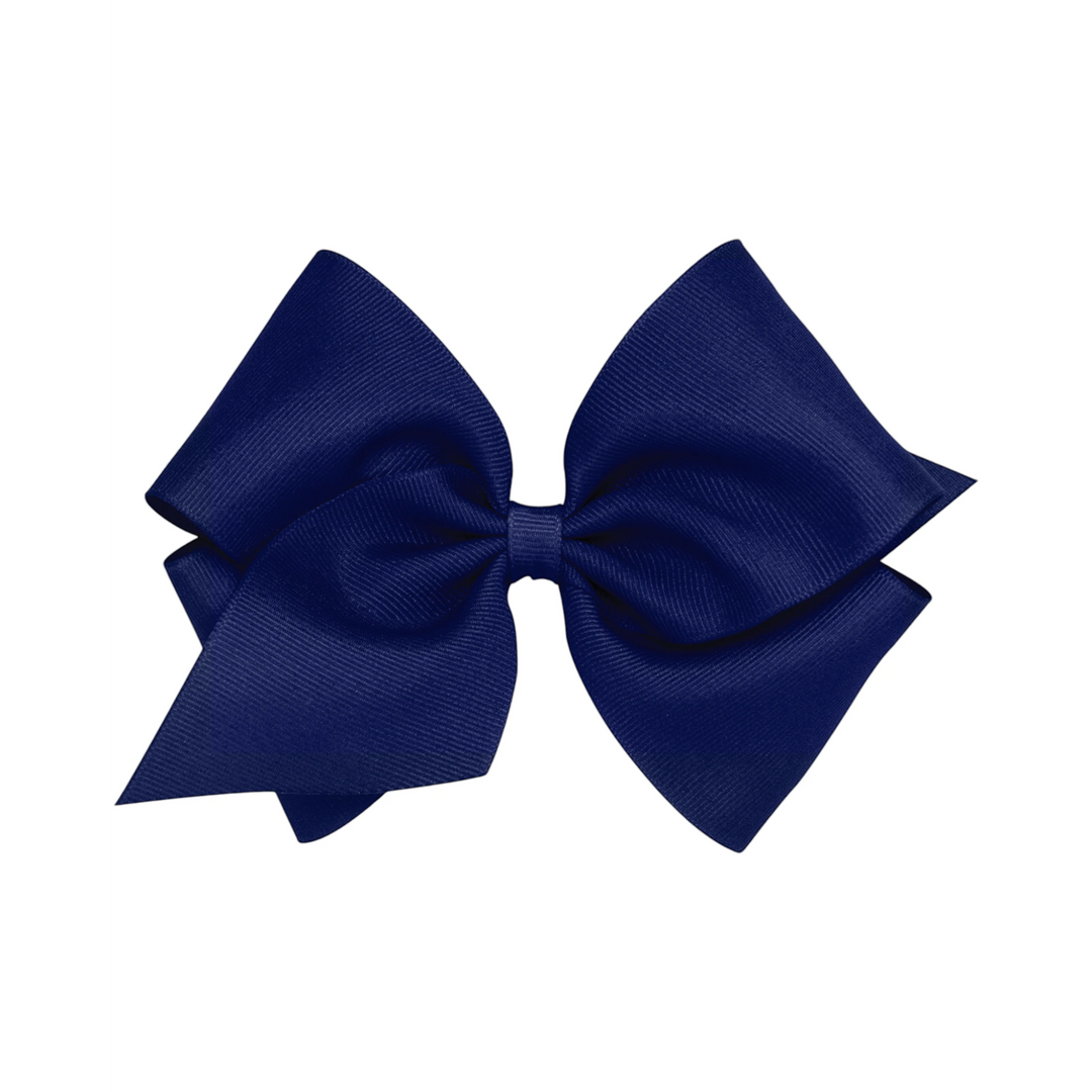 Classic Grosgrain Alligator Clip Hair Bow- Small, light blue