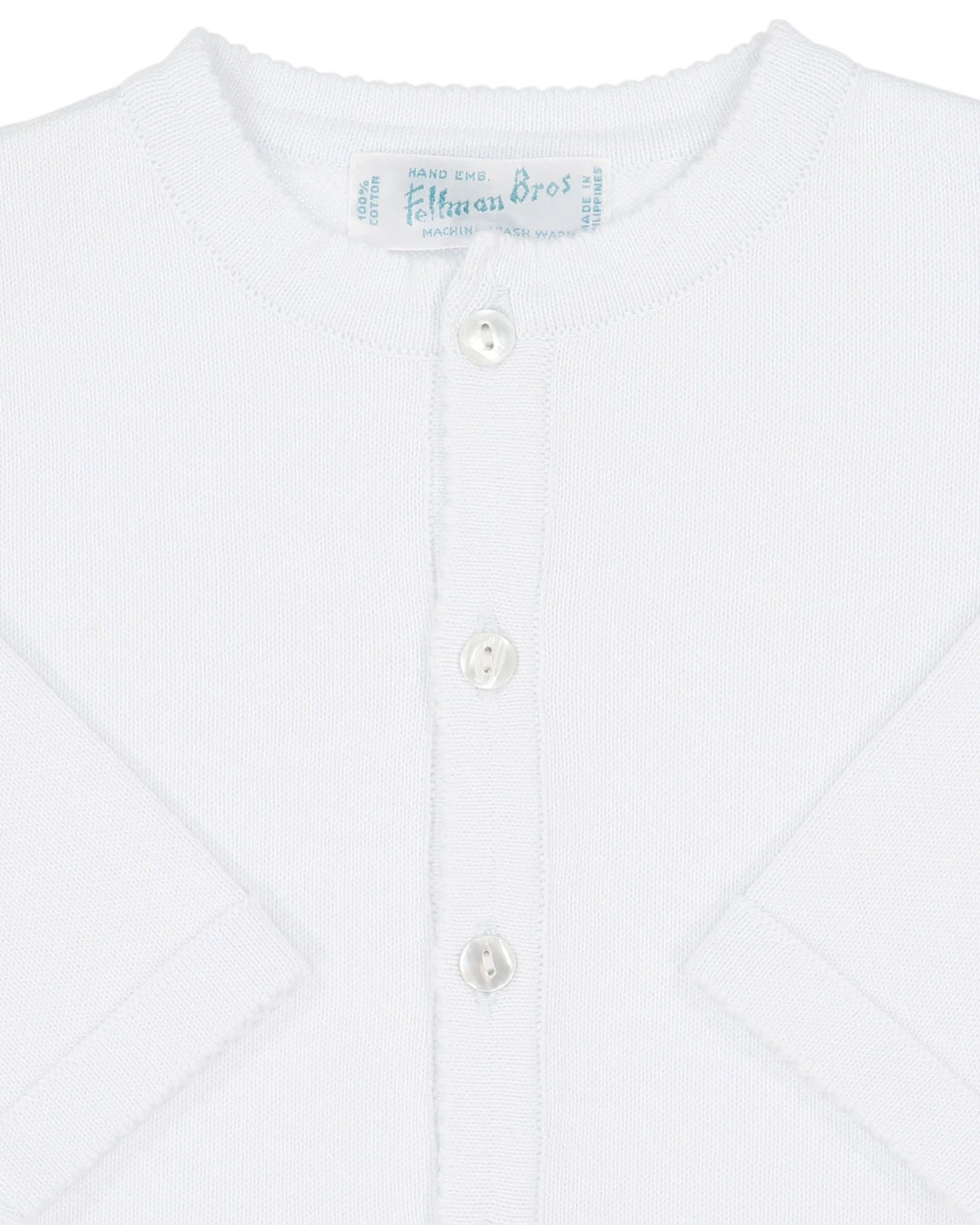 Classic Knit White Cardigan