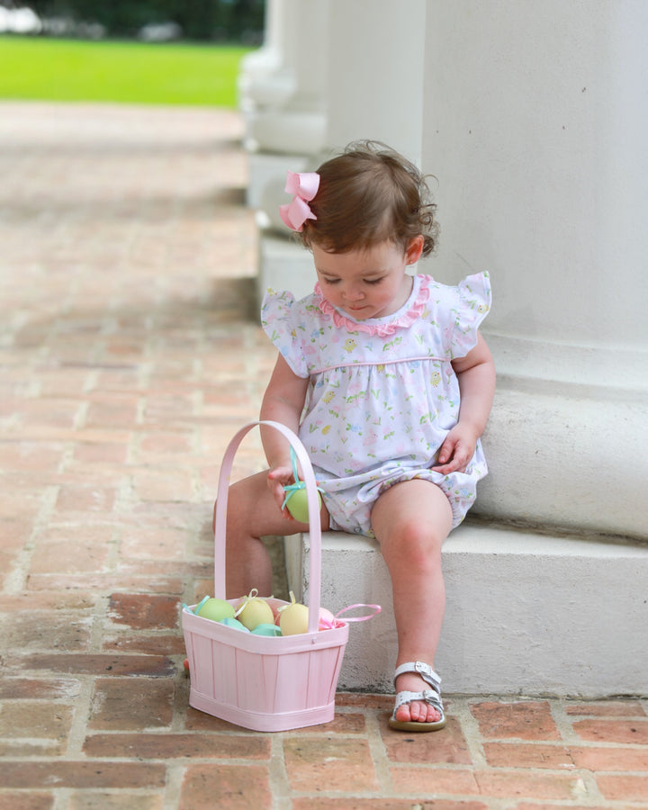 Cottontail Girls Pink Ruffle Angel Wing Bubble *PRE-ORDER