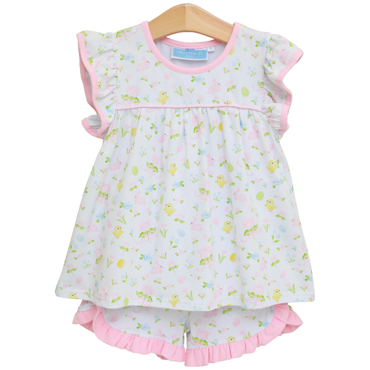 Cottontail Pink Girls Ruffle Play Set