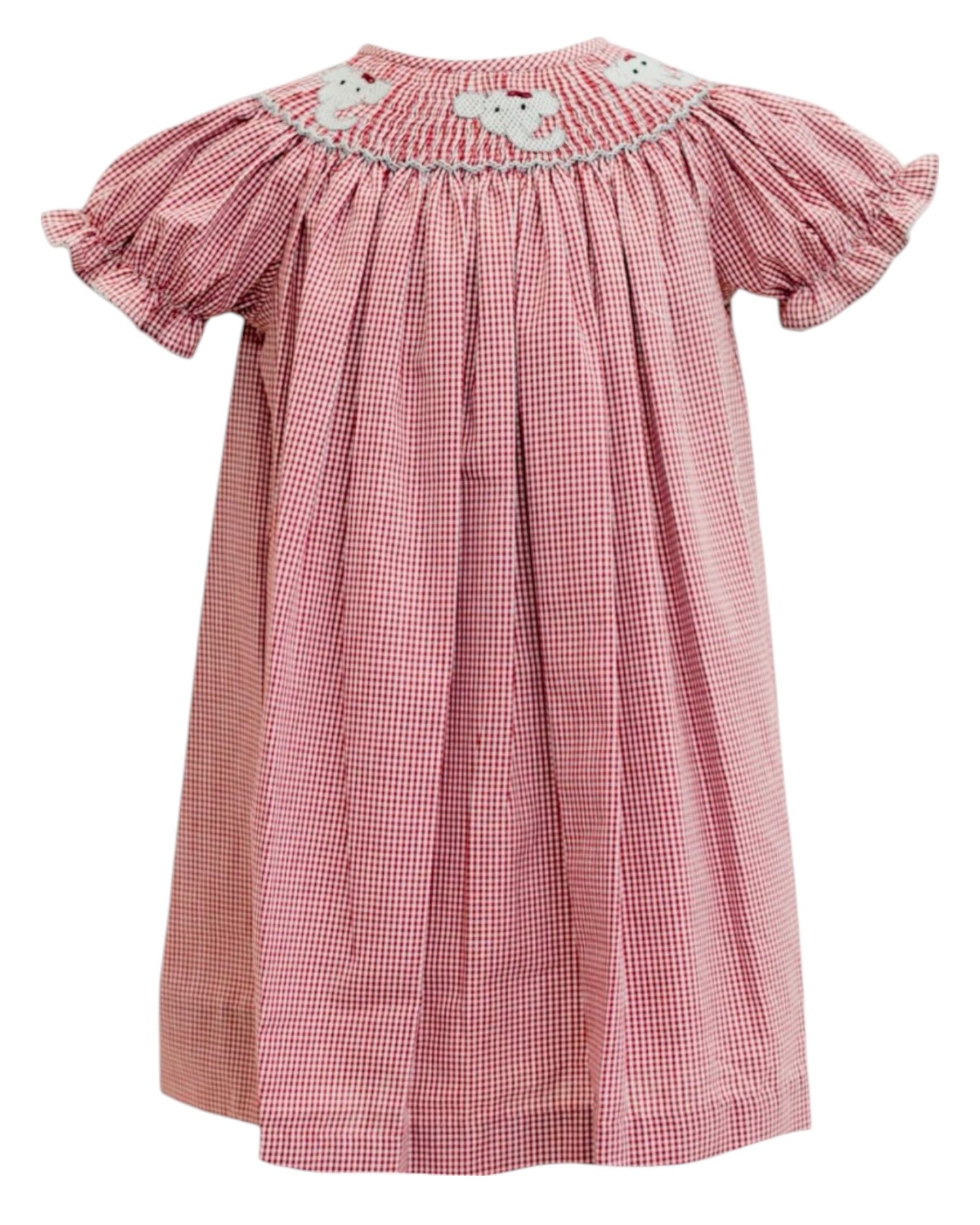open lace back dress Crimson Elephant Bishop Smock Dress