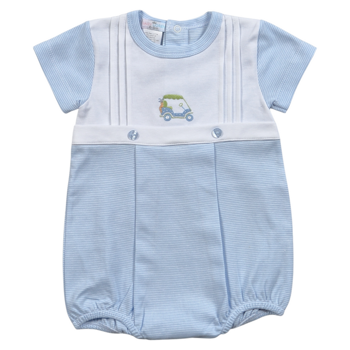 Golf Blue Embroidered Bubble, front
