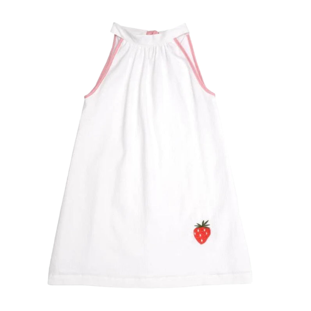 The Oaks Apparel Strawberry Jewel Dress - ShopThatStore.com, close up