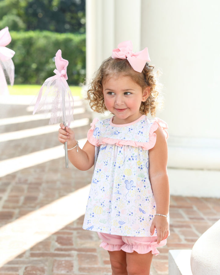 Enchanted Pink Girls Bloomer Set , That Store, child 2

