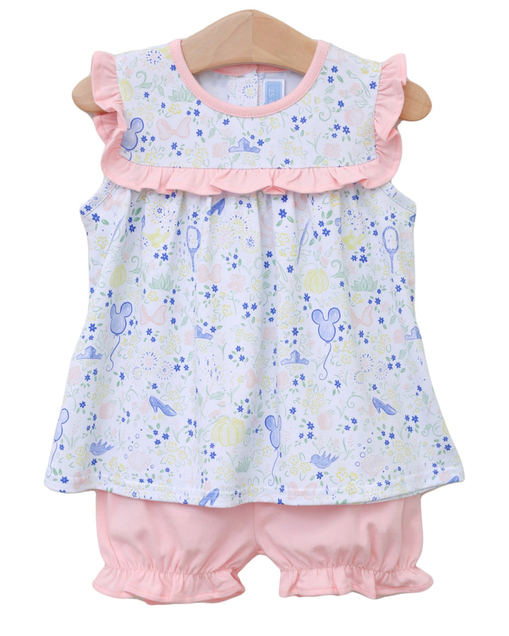 Enchanted Pink Girls Bloomer Set , That Store, front
