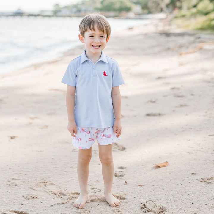 Conrad Shorts Red & Blue Up Country, child 1