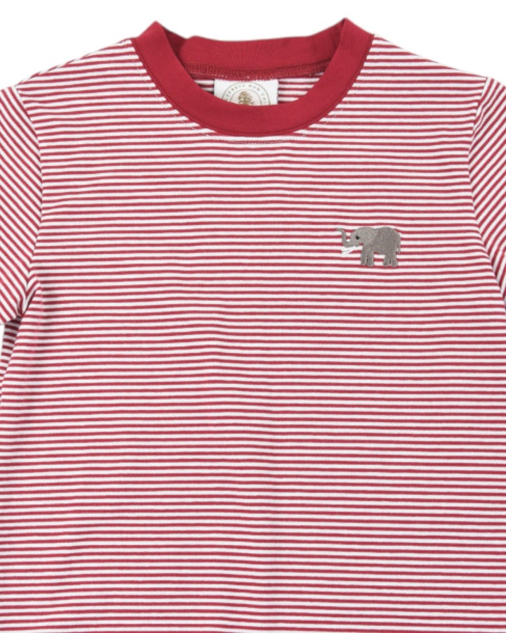 Fan Zone Boys Crew Tee: Dark Red, that store