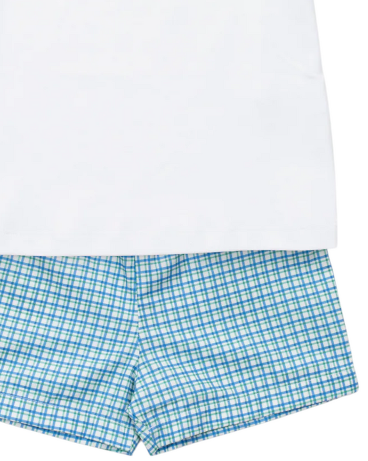 Field Boys' Woven Short Set - Hampton Plaid, That Store, close up