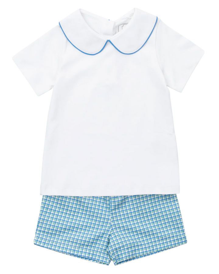 Field Boys' Woven Short Set - Hampton Plaid, That Store, front