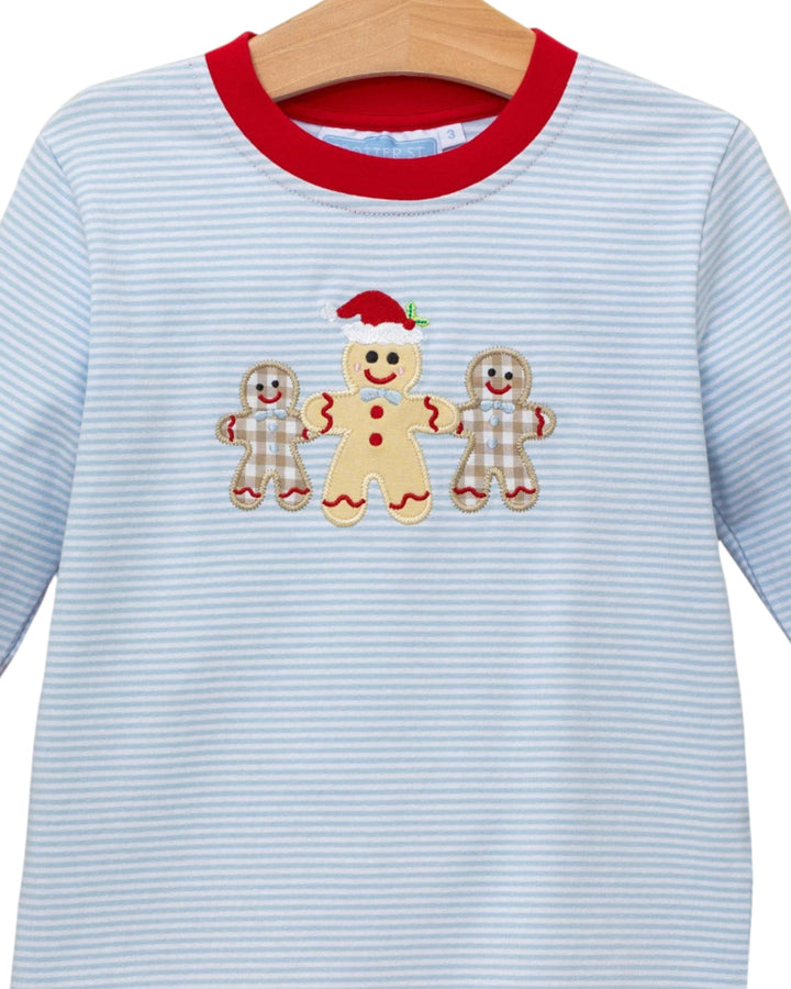 Gingerbread_Applique_Red_Blue_Boys_Pant_Set_That_Store_close