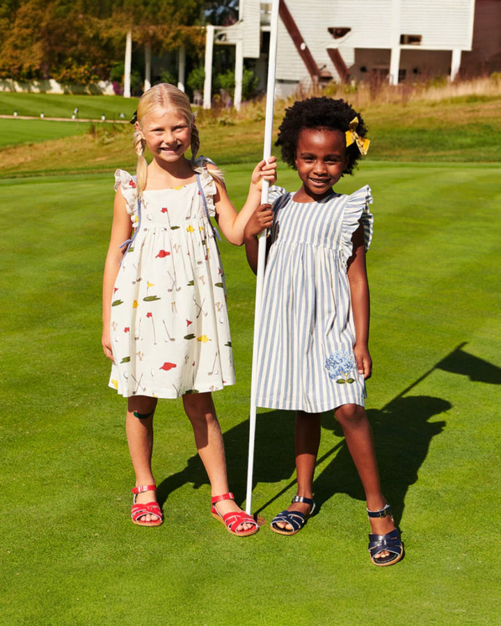 Girls Sarita Dress - Blue Stripe, That Store, kids