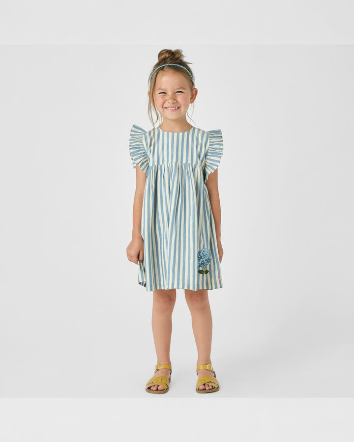Girls Sarita Dress - Blue Stripe, That Store, child