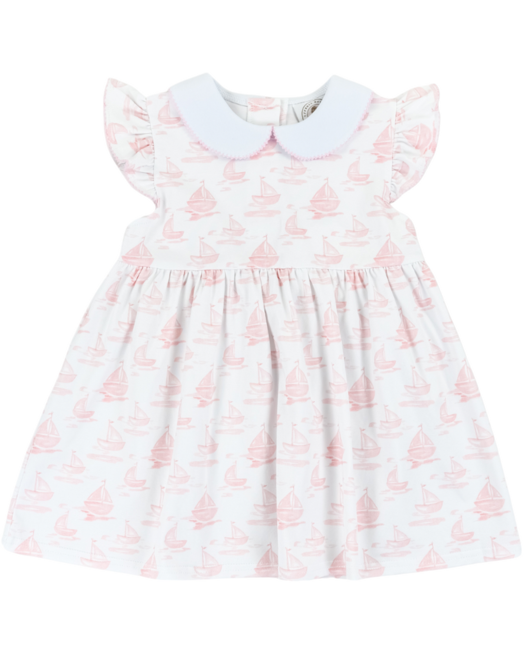 Grayton Beach Girls Pink Flutter Dress, That Store, front