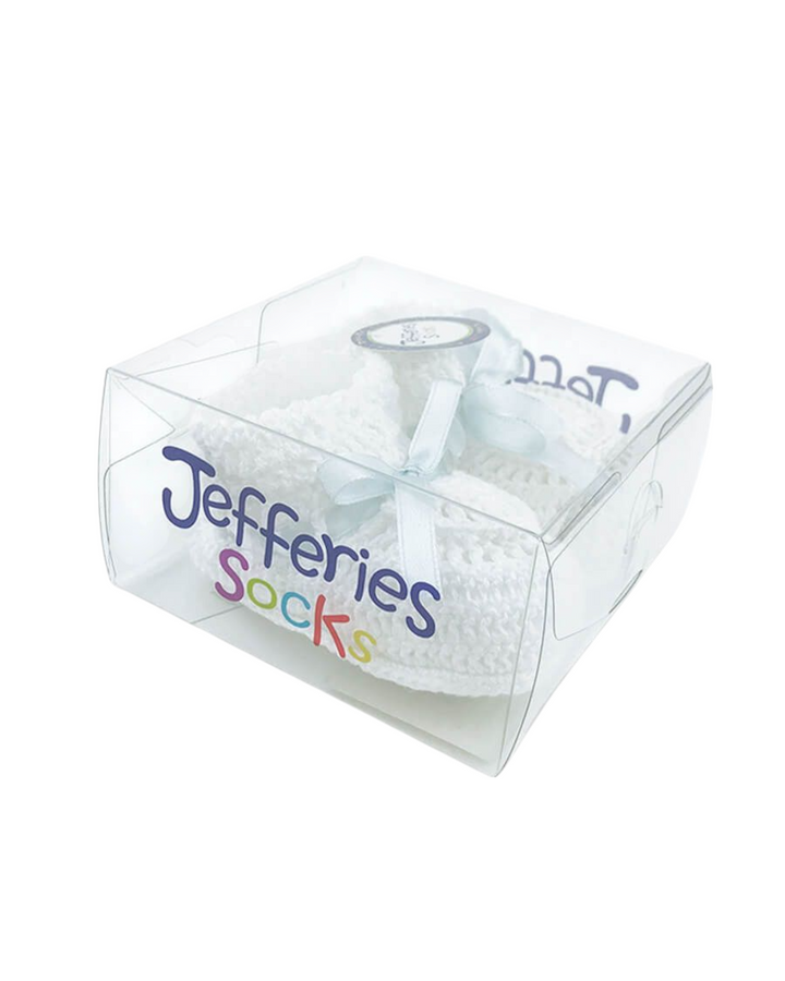 Hand Crochet Newborn Booties, That Store, box