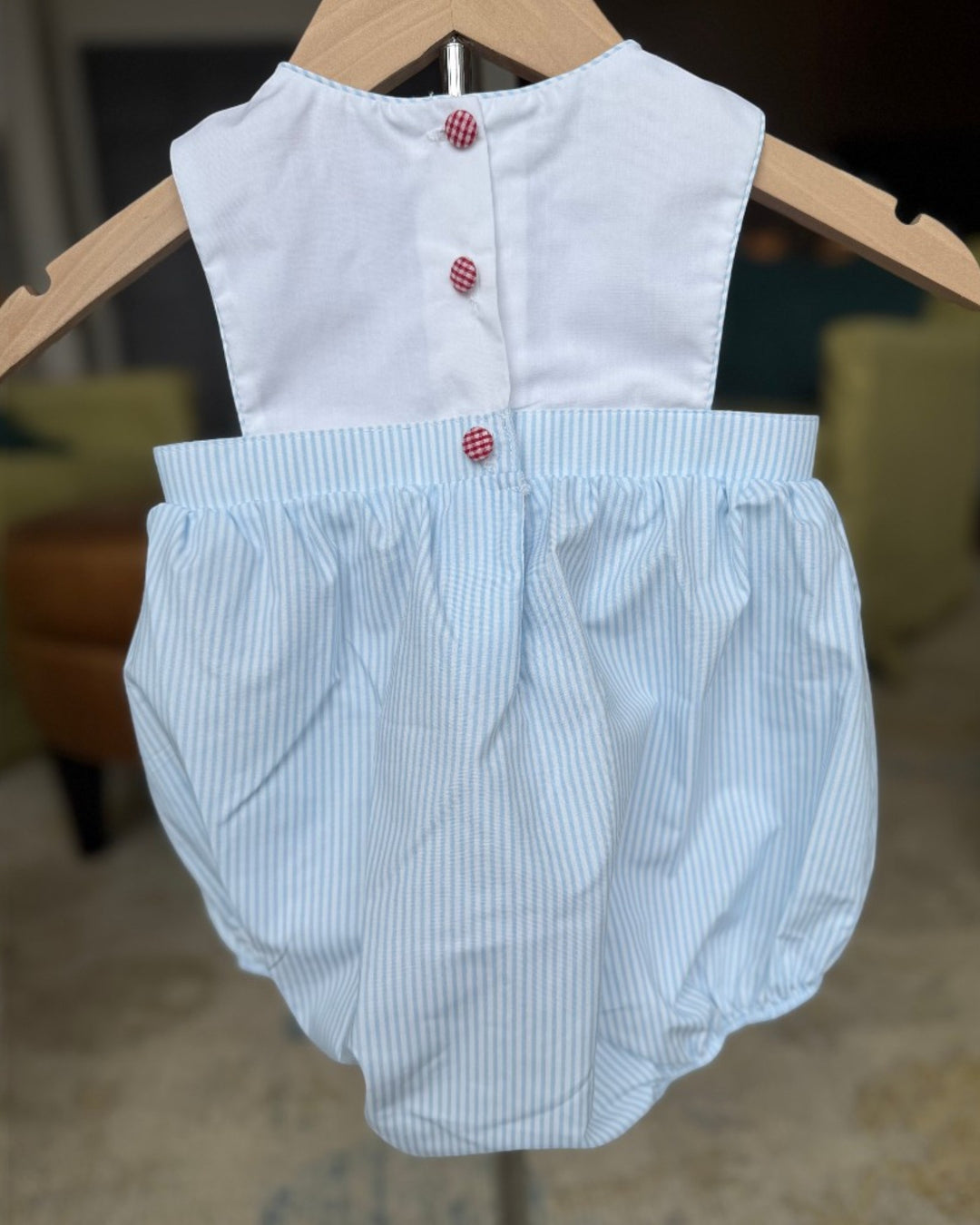 Peyton Snips & Snails Blue Stripe Boys Bubble