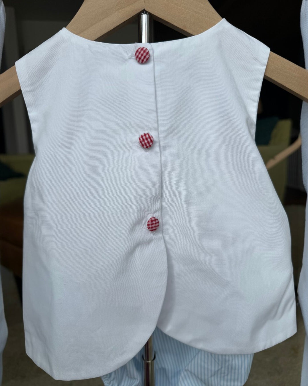 Liam Snips Snails Blue Stripe Boys Diaper Set