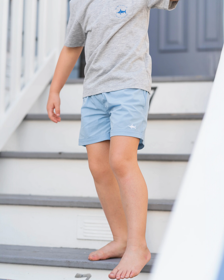 Inlet Performance Boys Shorts: Navy, That Store, child 2