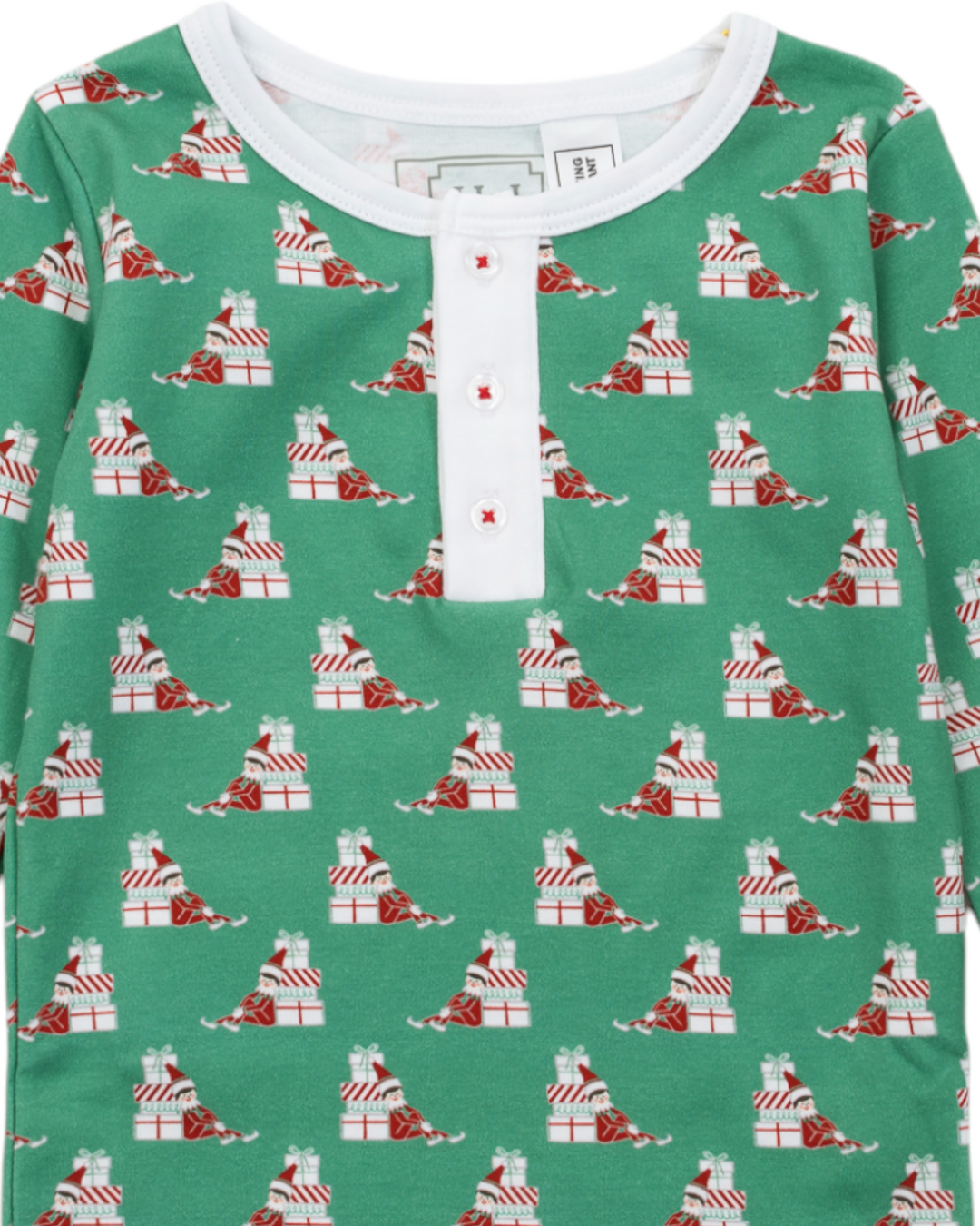 Jack Boys' Pajama Pant Set - Santa's Helper, That Store, close up