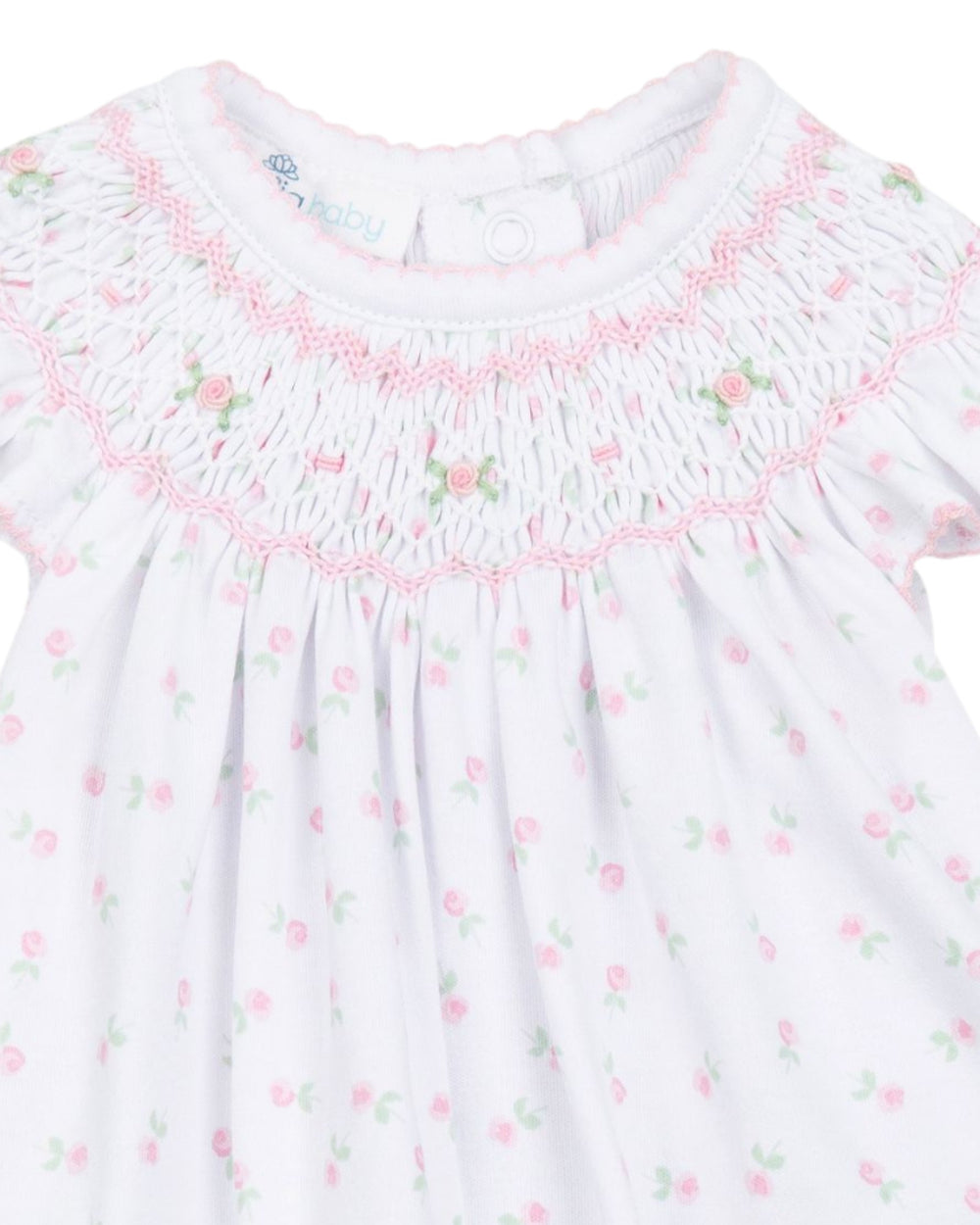 Juliette's Classics Pink Bishop Printed Flutters Dress Set, That Store, close