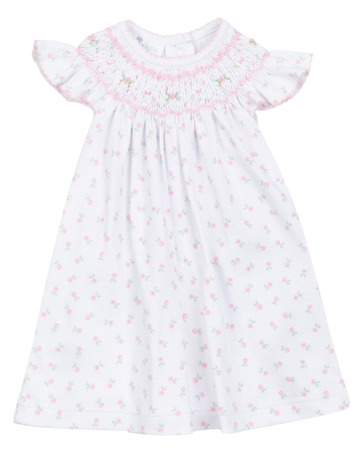 Juliette's Classics Pink Bishop Printed Flutters Dress Set, That Store, front