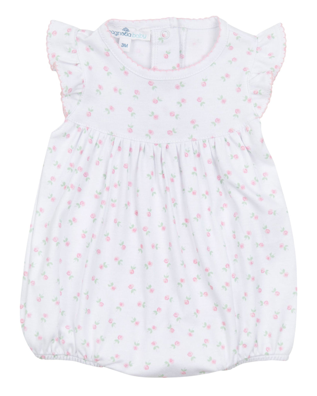Juliette's Classics Pink Printed Flutters Bubble, That Store, front