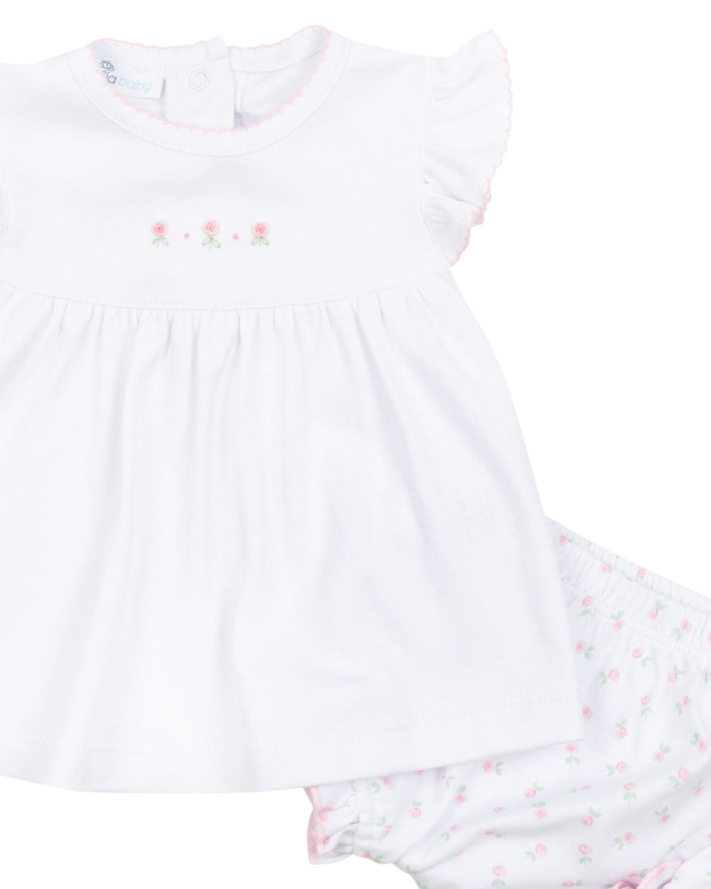 Juliette's Classics Pink Ruffle Diaper Cover Set, That Store, close
