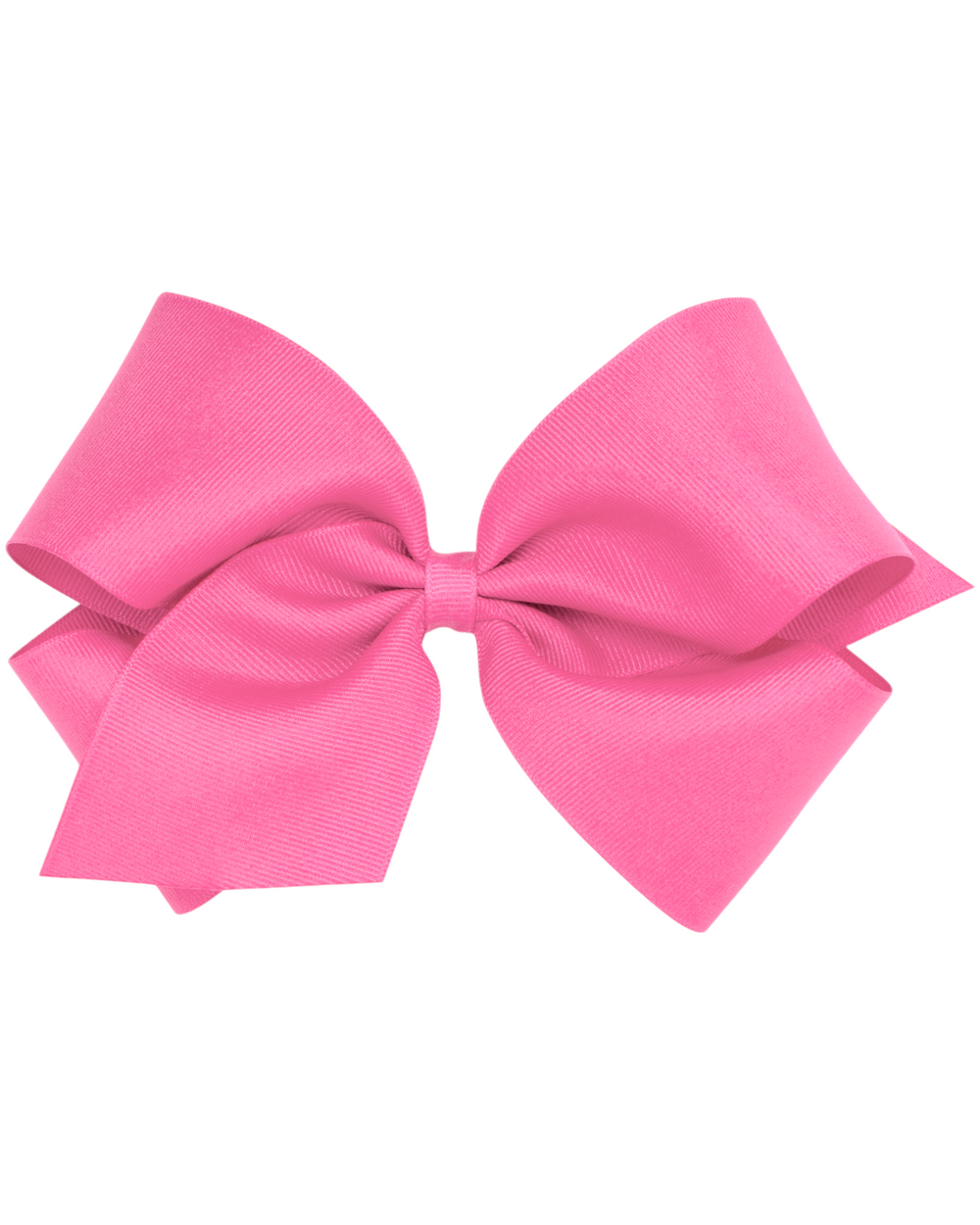 King Classic Grosgrain Alligator Clip Hair Bow, hot pink