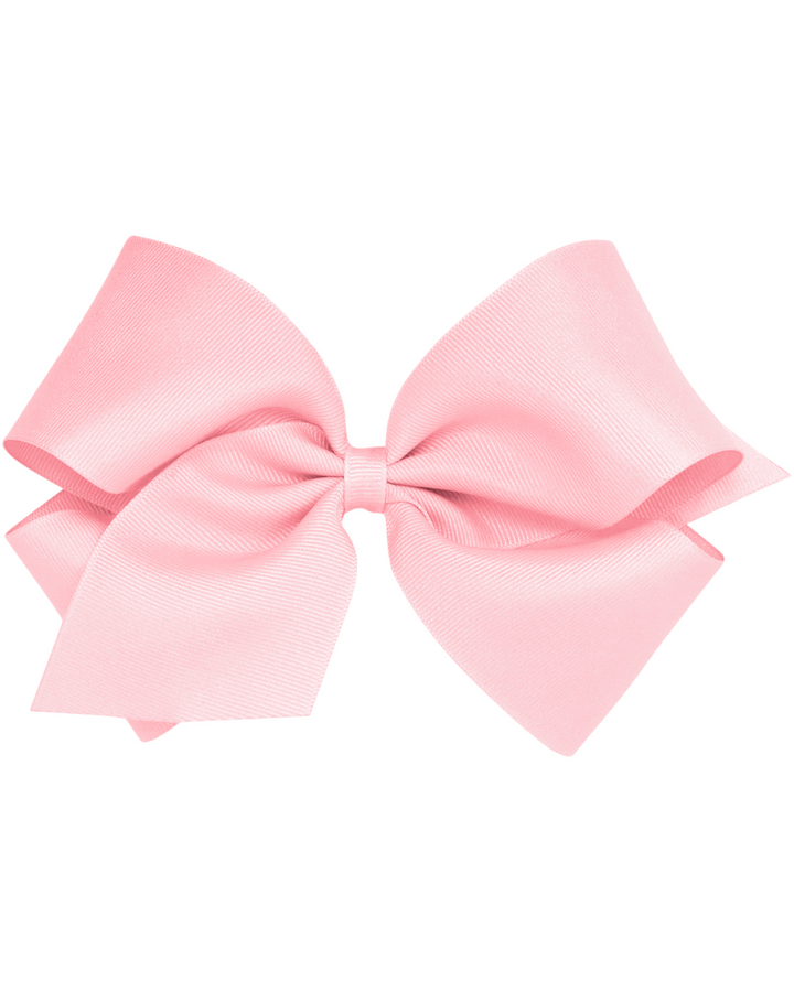 King Classic Grosgrain Alligator Clip Hair Bow, light pink, That Store