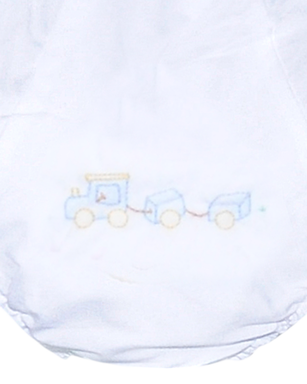 Landon White Boys Diaper Cover: Train, Thtat Store, close up